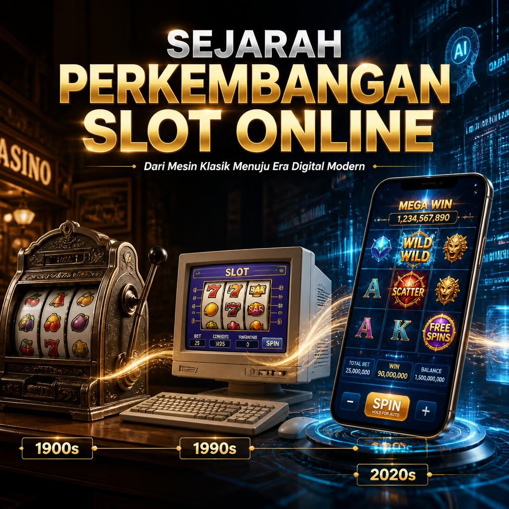 Sejarah Perkembangan Slot Online dari Masa ke Masa: Evolusi Teknologi yang Mengubah Dunia Permainan Digital
